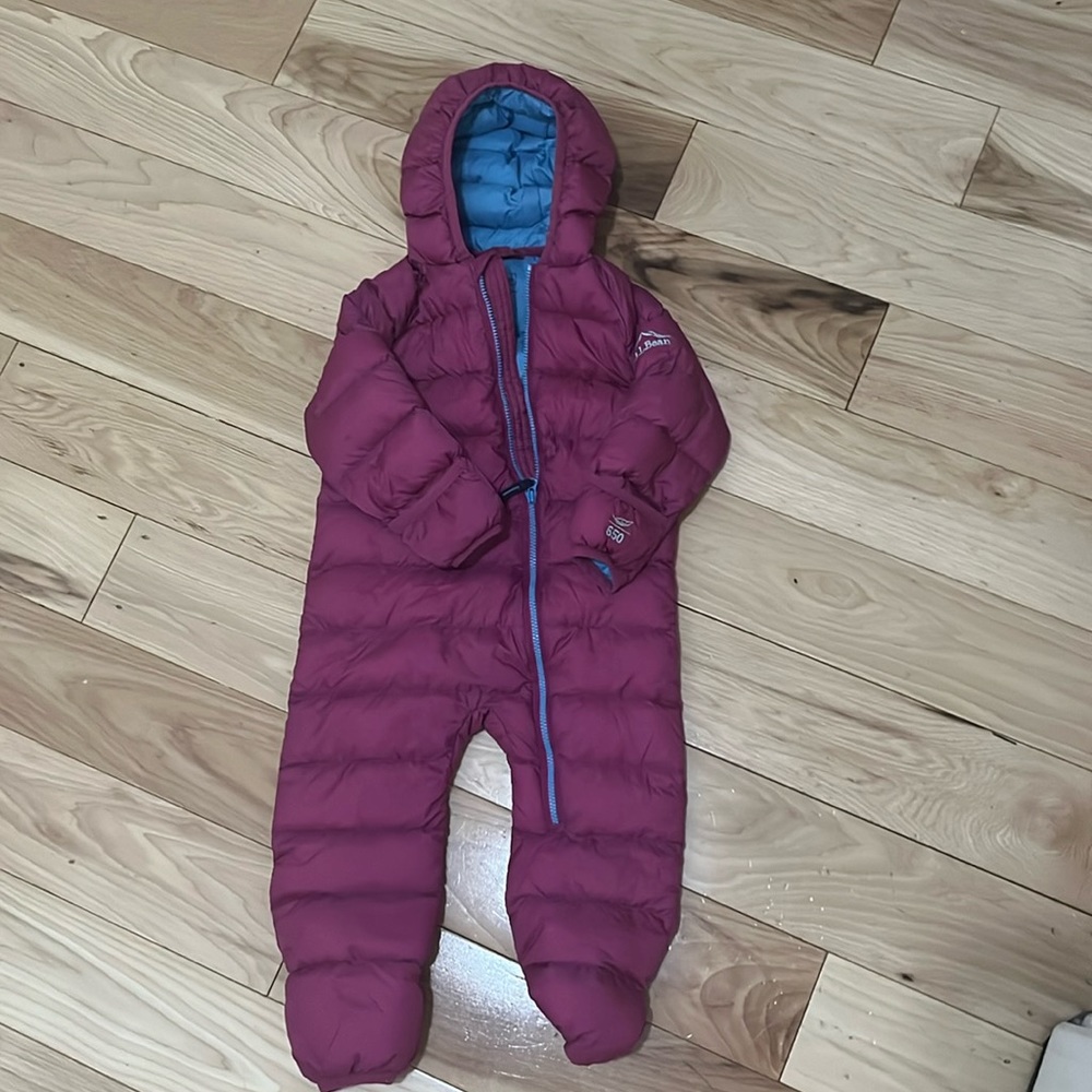 L.L.Bean Down Bunting (size 6-12m)
